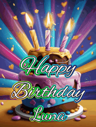 Happy Birthday Luna GIF