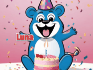 Happy Birthday Luna GIF