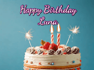 Happy Birthday Luna GIF