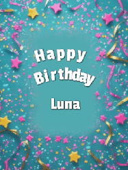 Happy Birthday Luna GIF