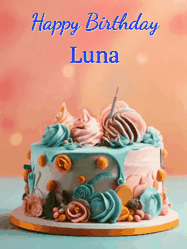 Happy Birthday Luna GIF