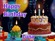 Happy Birthday Luna GIF