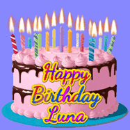 Happy Birthday Luna GIF