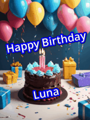 Happy Birthday Luna GIF