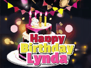 Happy Birthday Lynda GIF