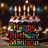 Happy Birthday Madison GIF