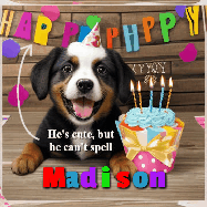 Happy Birthday Madison GIF