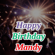 Happy Birthday Mandy GIF
