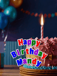 Happy Birthday Mandy GIF