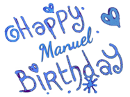 Happy Birthday Manuel GIF