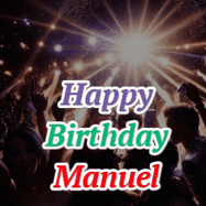 Happy Birthday Manuel GIF