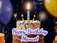 Happy Birthday Manuel GIF