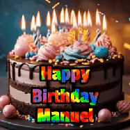 Happy Birthday Manuel GIF