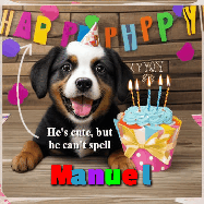 Happy Birthday Manuel GIF
