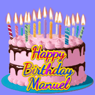 Happy Birthday Manuel GIF