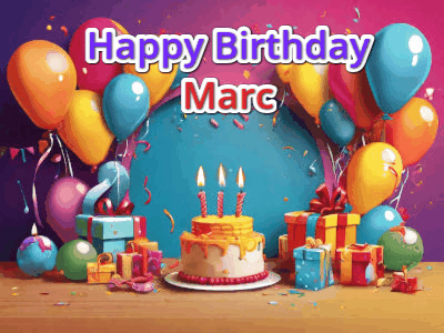 Happy Birthday Marc GIF 151