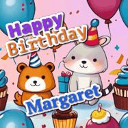 Happy Birthday Margaret GIF