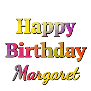 Happy Birthday Margaret GIF