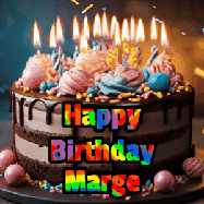 Happy Birthday Marge GIF