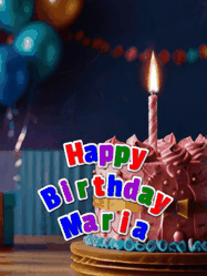 Happy Birthday Maria GIF