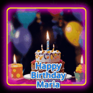 Happy Birthday Maria GIF