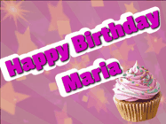 Happy Birthday Maria GIF