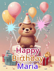 Happy Birthday Maria GIF