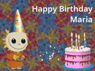Happy Birthday Maria GIF