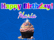Happy Birthday Maria GIF