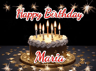 Happy Birthday Maria GIF