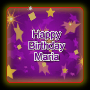 Happy Birthday Maria GIF