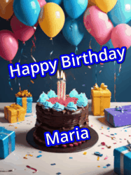 Happy Birthday Maria GIF
