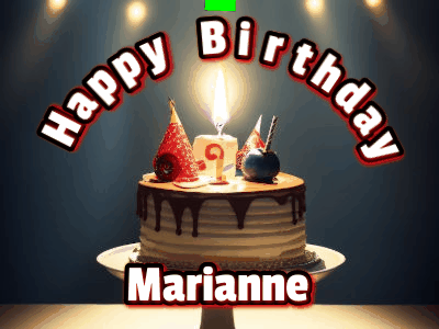 Happy Birthday Marianne GIF 26