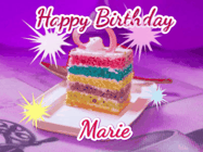 Happy Birthday Marie GIF