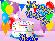 Happy Birthday Marie GIF