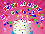 Happy Birthday Marie GIF