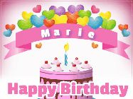 Happy Birthday Marie GIF