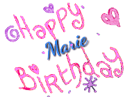 Happy Birthday Marie GIF