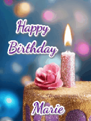 Happy Birthday Marie GIF