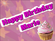 Happy Birthday Marie GIF