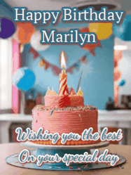 Happy Birthday Marilyn GIF