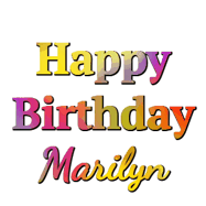 Happy Birthday Marilyn GIF