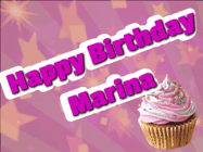 Happy Birthday Marina GIF