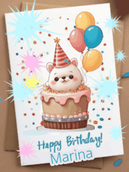 Happy Birthday Marina GIF