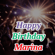 Happy Birthday Marina GIF