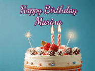 Happy Birthday Marina GIF