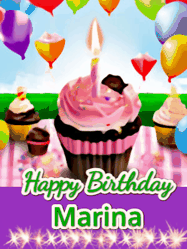Happy Birthday Marina GIF