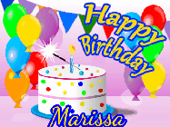 Happy Birthday Marissa GIF