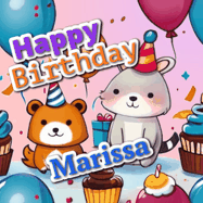 Happy Birthday Marissa GIF
