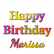 Happy Birthday Marissa GIF